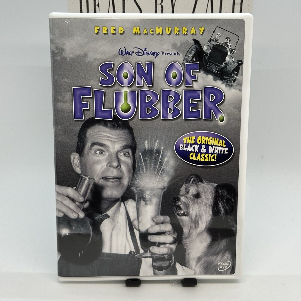 Son of Flubber (DVD, 1963) FRED MacMURRAY Walt Disney Black & White Classic!